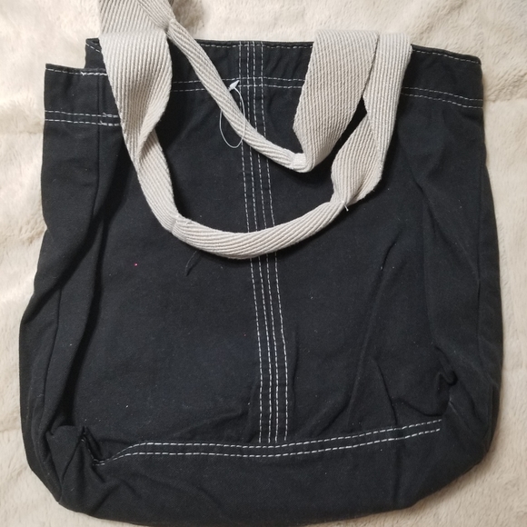 Sparkly MIAMI BEACH Florida Canvas Tote Bag, 13" x 14" x 3" FL Suvenior - Picture 2 of 7